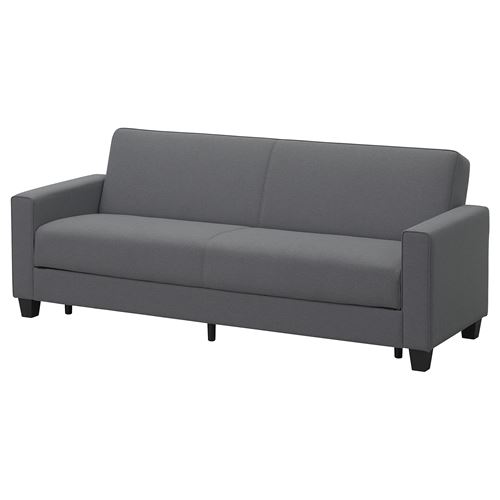 IKEA - ABBORRBERG, 3'lü yataklı kanepe, vissle gri