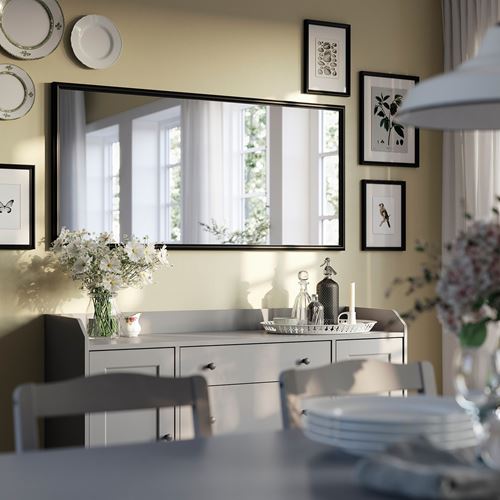 IKEA - NYPONBUSKE, boy aynası, siyah, 65x135 cm