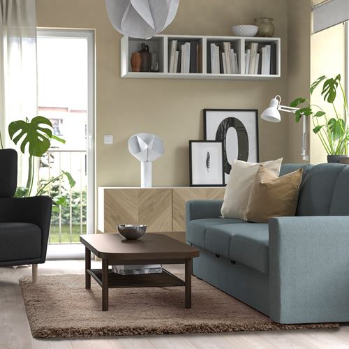 IKEA - VOLLERSLEV, büyük halı, bej, 160x230 cm
