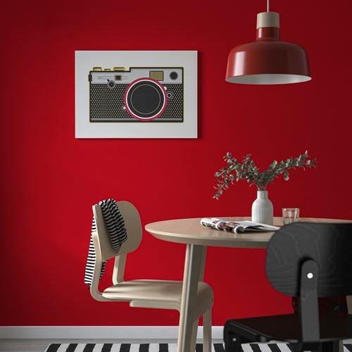 IKEA - PJATTERYD, resim, çok renkli, 70x50 cm