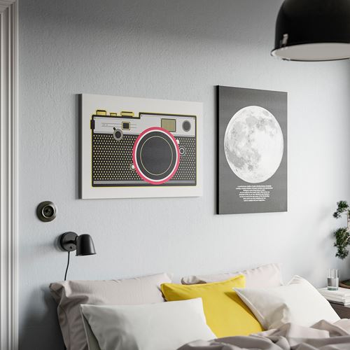 IKEA - PJATTERYD, resim, çok renkli, 70x50 cm