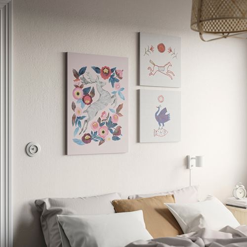 IKEA - PJATTERYD, resim, çok renkli, 50x70 cm