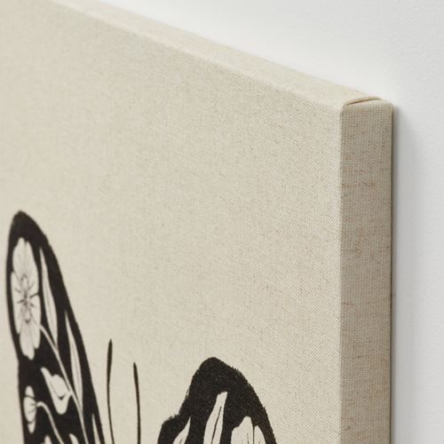 IKEA - GRÖNMES, resim, kelebek, 56x56 cm