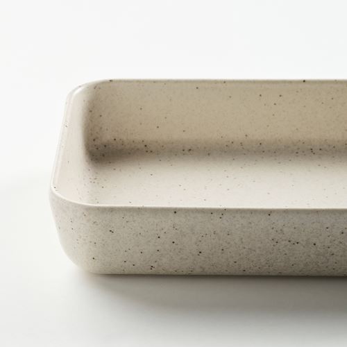 IKEA - LYCKAD, oven/serving dish, light beige/red-brown