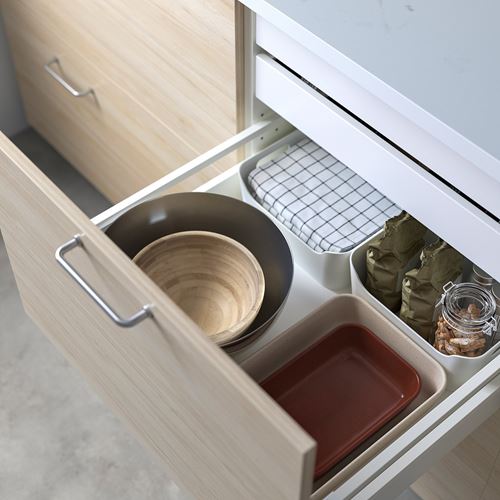 IKEA - LYCKAD, oven/serving dish, light beige/red-brown