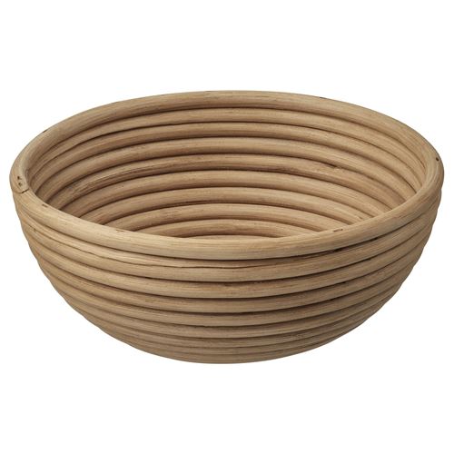 IKEA - BANDSLATTING, bin for bread, rattan, 22 cm