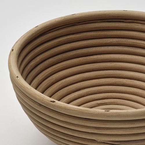 IKEA - BANDSLATTING, bin for bread, rattan, 22 cm