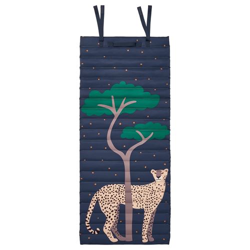 IKEA - SANDLÖPARE, kapitone mat, koyu mavi, 60x140 cm