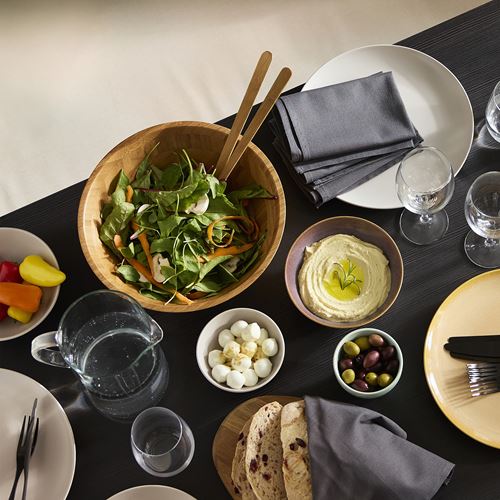 IKEA - GRONSAKER, bamboo serving bowl, bamboo, 28 cm