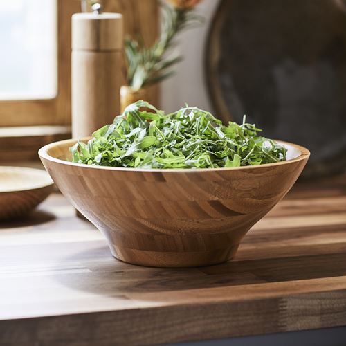 IKEA - GRONSAKER, bamboo serving bowl, bamboo, 28 cm