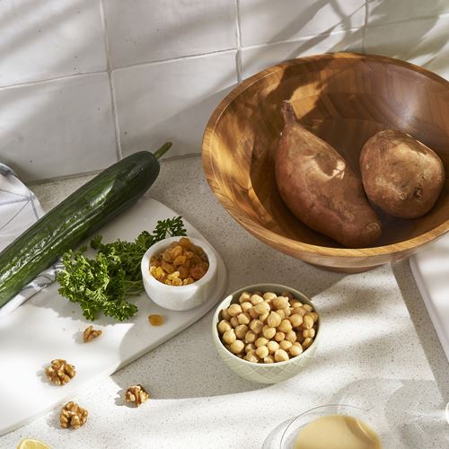 IKEA - GRONSAKER, bamboo serving bowl, bamboo, 28 cm