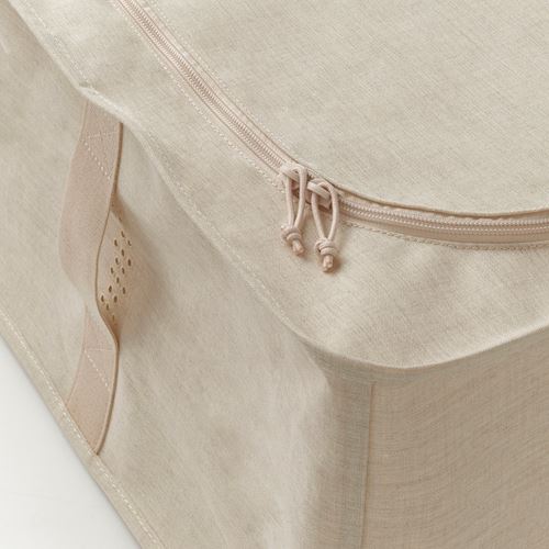IKEA - PURRPINGLA, closed storage box, beige, 34x51x28 cm