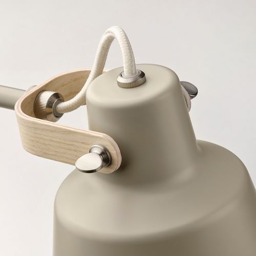 IKEA - SJÖMAKT, masa lambası, bej-dişbudak, 49 cm