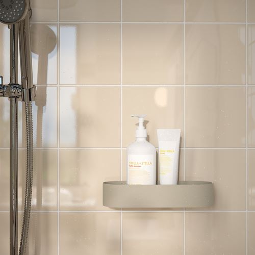 IKEA - FLORSJÖN, duş rafı, bej, 25x5 cm