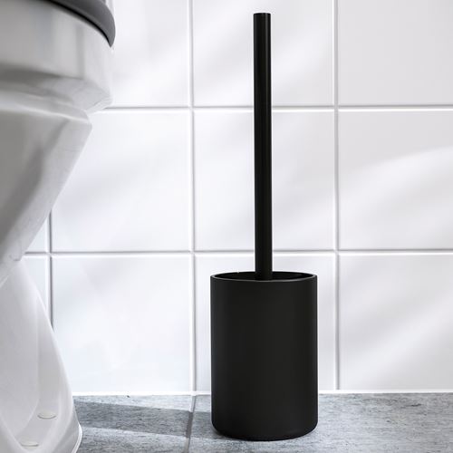 IKEA - GANSJÖN, tuvalet fırçası, siyah, 38 cm