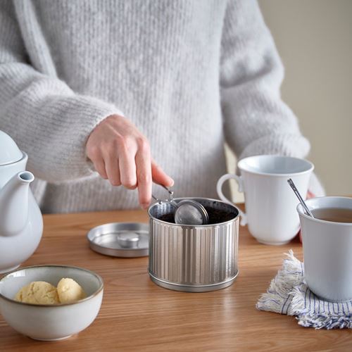 IKEA - BETTHAJ, food storage box, silver-colour, 0,6 l