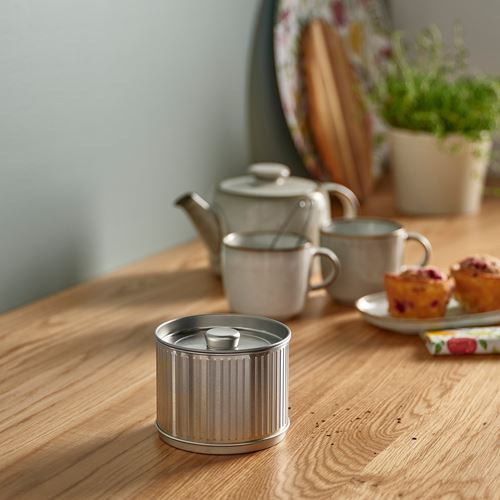 IKEA - BETTHAJ, food storage box, silver-colour, 0,6 l