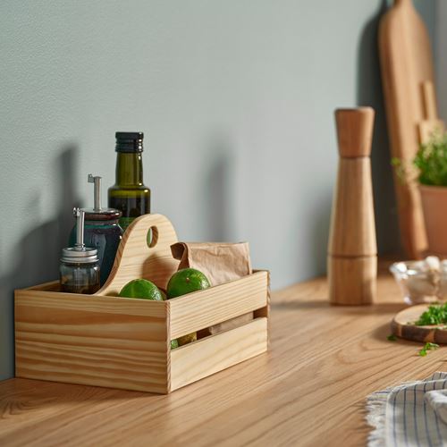 IKEA - CHOKLADHAJ, taşınabilir düzenleyici, ahşap, 25x18 cm