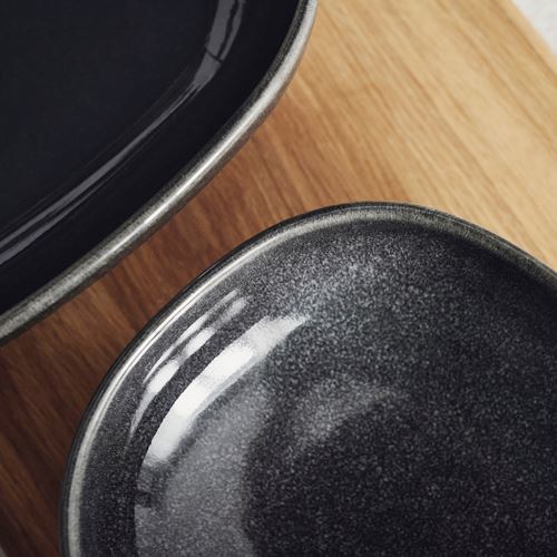 IKEA - GLADELIG, fırın-servis kabı, koyu gri