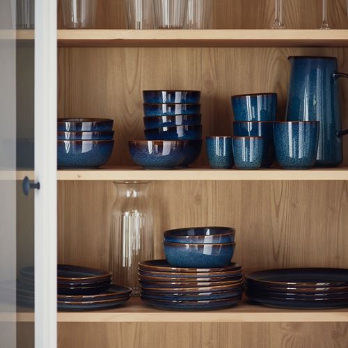 IKEA - GLADELIG, seramik kase, mavi, 14 cm
