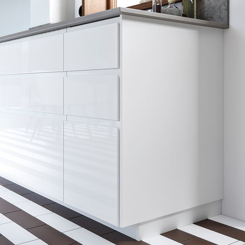 IKEA - FÖRBATTRA, cover panel, high gloss white, 62x80 cm