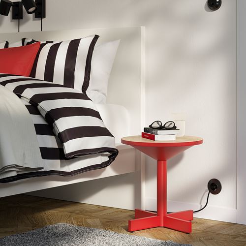 IKEA - GRIMSARBO, side table, pine-red