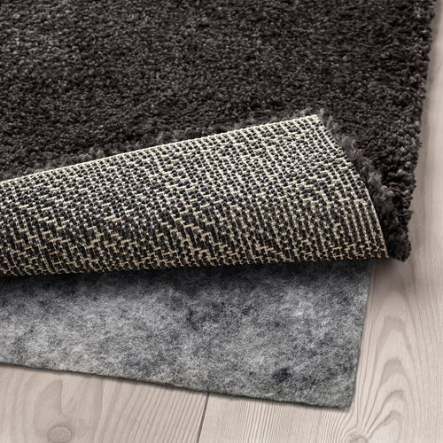 IKEA - STOENSE, large rug, dark grey, 170x240 cm
