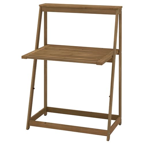 IKEA - DJUPÖN, foldable table, brown, 65x78x113 cm