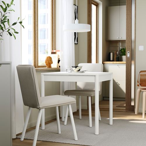 IKEA - TONSTAD, açılır mutfak masası, kırık beyaz, 2-4 kişilik