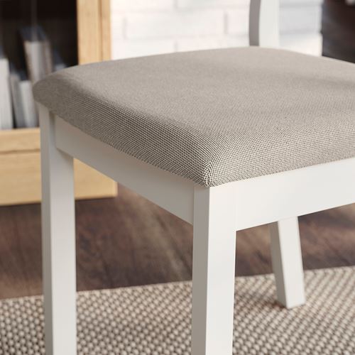 IKEA - TONSTAD, mutfak masası takımı, kırık beyaz-Fridtuna açık bej, 4 sandalyeli