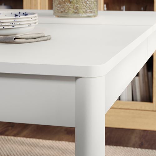 IKEA - TONSTAD, yemek masası takımı, kırık beyaz-Fridtuna açık bej, 4 sandalyeli