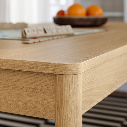 IKEA - TONSTAD, mutfak masası, meşe kaplama, 4 kişilik