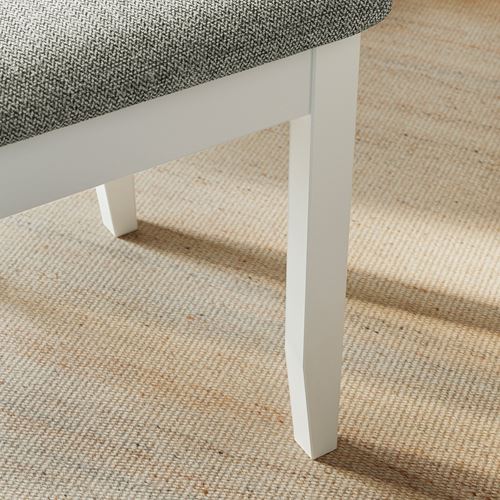 IKEA - NASINGE, mutfak masası takımı, beyaz-Tibbleby bej/gri, 2 sandalyeli