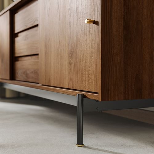 IKEA - RADMANSÖ, tv sehpası, kahverengi ceviz görünüm, 176x48x66 cm