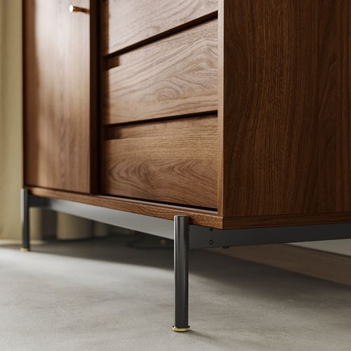 IKEA - RADMANSÖ, büfe, kahverengi ceviz görünüm, 118x49x103 cm