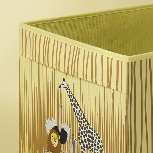 IKEA - SANDLÖPARE, box, light yellow, 33x38x33 cm