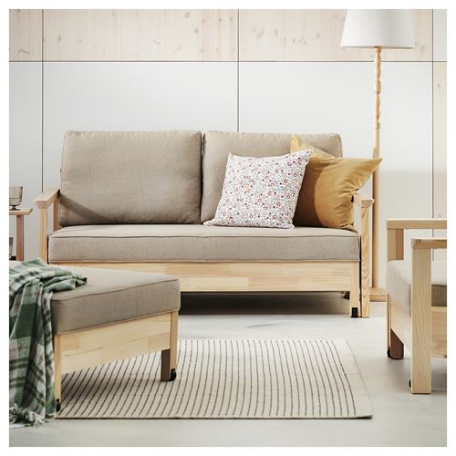 IKEA - STARREKLINTE, large rug, natural-black, 155x220 cm