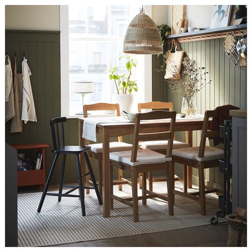 IKEA - STARREKLINTE, large rug, natural-black, 155x220 cm