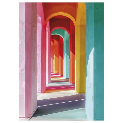 IKEA - PJATTERYD, resim, çok renkli, 50x70 cm