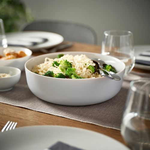 IKEA - VITBLECKA, cam servis kasesi, açık gri, 22 cm