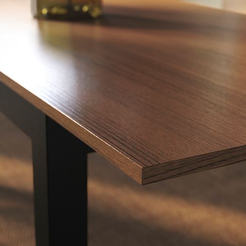 IKEA - ALHULT, extendable dining table, black-brown, seats 4-6