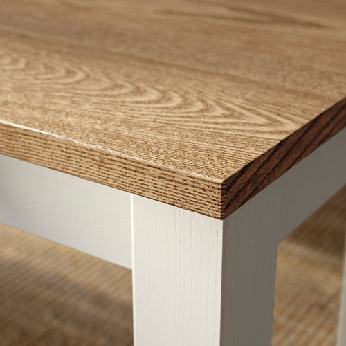 IKEA - ALHULT, bench, beige-brown, 103x36 cm