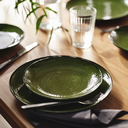 IKEA - PELARKAKTUS, side plate, green, 20 cm