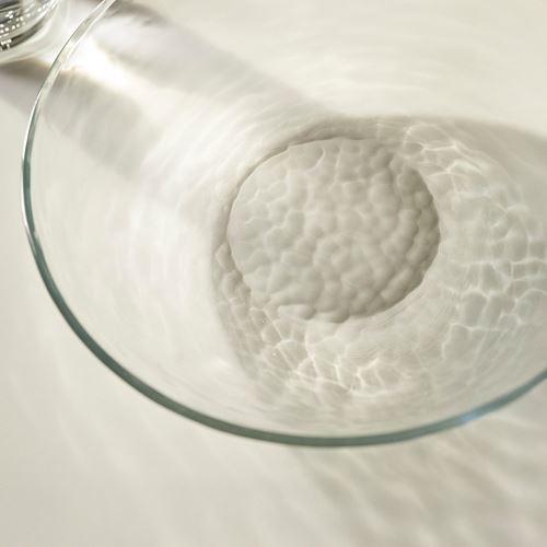 IKEA - STRANDKRABBA, çukur tabak, cam, 19 cm