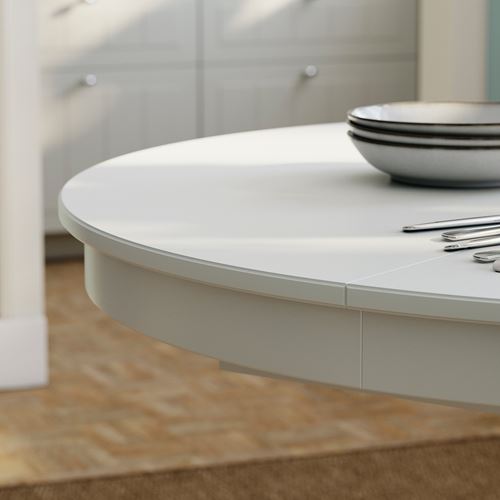 IKEA - ROSENTORP, yemek masası takımı, beyaz, 4 sandalyeli