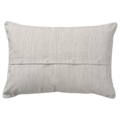 IKEA - MURSENAP, lace pillow, beige-white, 40x58 cm
