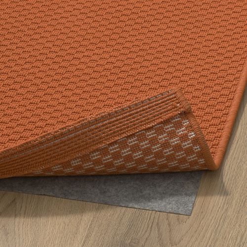 IKEA - MORUM, large rug, orange, 160x230 cm