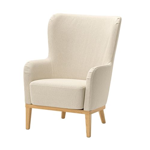 IKEA - FAGERBACKEN, armchair cover, knaback light beige