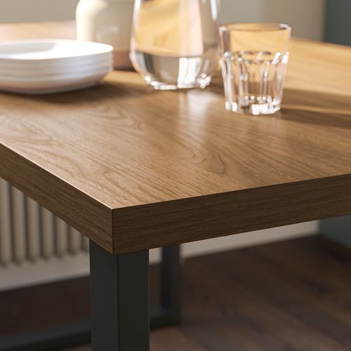 IKEA - SKALSTA, yemek masası tablası, ceviz görünüm, 140x80 cm