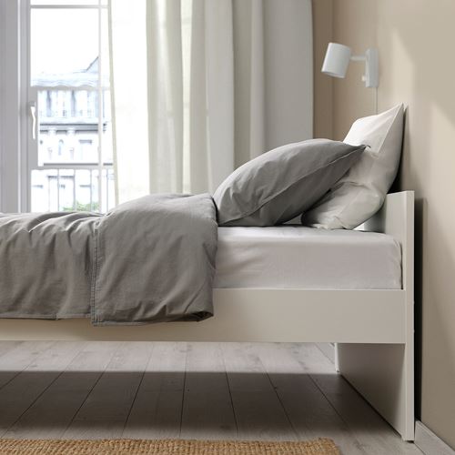IKEA - VIHALS/LURÖY, single bed, white, 90x200 cm